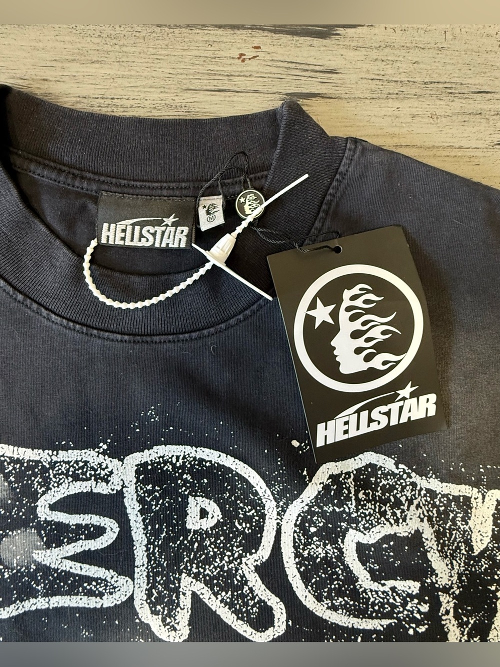 Hellstar Black 'Mercy' Misfits Punk Distressed Shirt! Very Rare and Authentic ☠️ - Picture 3 of 7